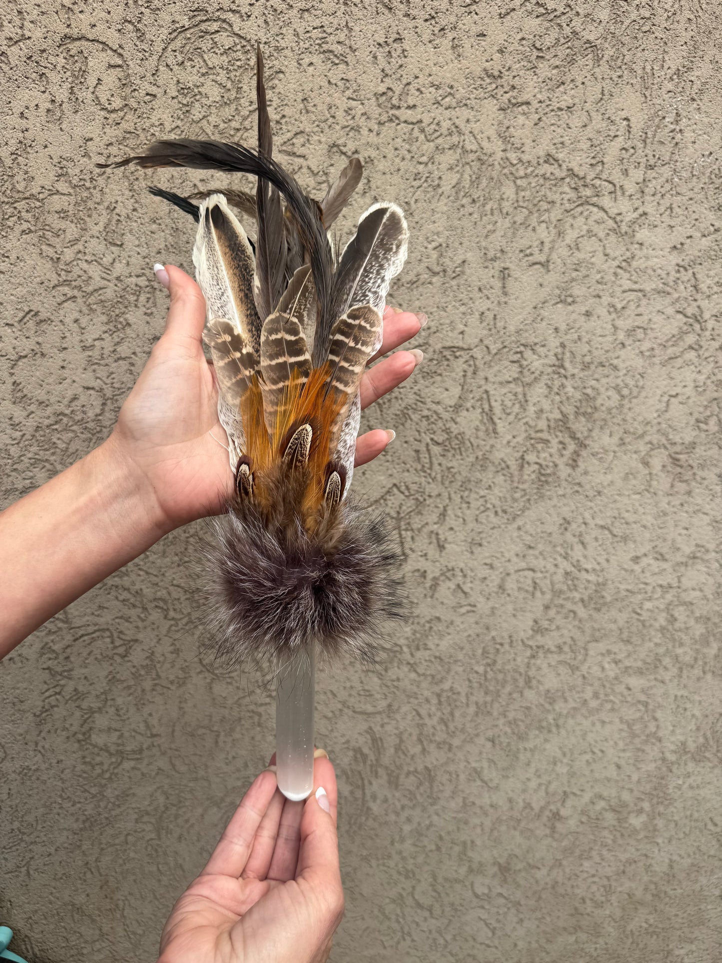 Selenite Smudging Wand