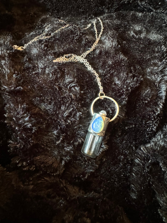 Natural Moonstone essential oil roller bottle 32 in.