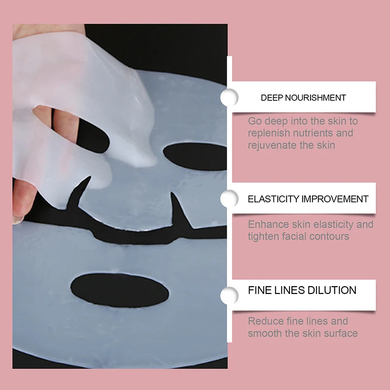 Bio Collagen Face Mask Shrink Pores Deep Hydrating Overnight Mask Moisturizing Refreshing Brightening Face Skin Care New